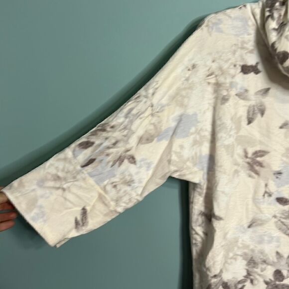 Soft Surroundings Floral Cowl Sweater - Picture 3 of 9